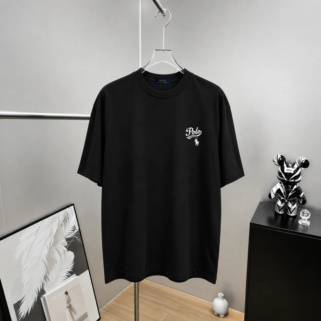 Ralph*Lauren* Hot Sale · g 《 》 tee ， Same Style ， : Black White Coffee Brown Size：S（90-130 ） M（125-150 ） L（135-165 ） XL（160-190 ） XXL（185 ）
